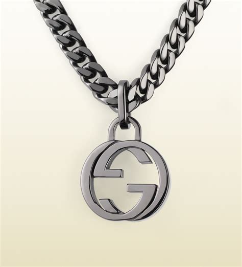 36 inch gucci silver with g linksmariners necklace|Gucci interlocking g necklace.